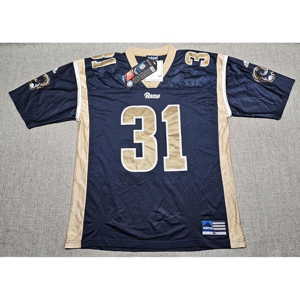 Vintage St. Louis Rams Jersey Mens Medium Blue NFL Football Archuleta 31 Adidas